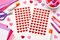 Metallic Red Heart Stickers 3/4 Inch – 400 Pack | Valentine’s Day, Classroom Rewards & Crafts